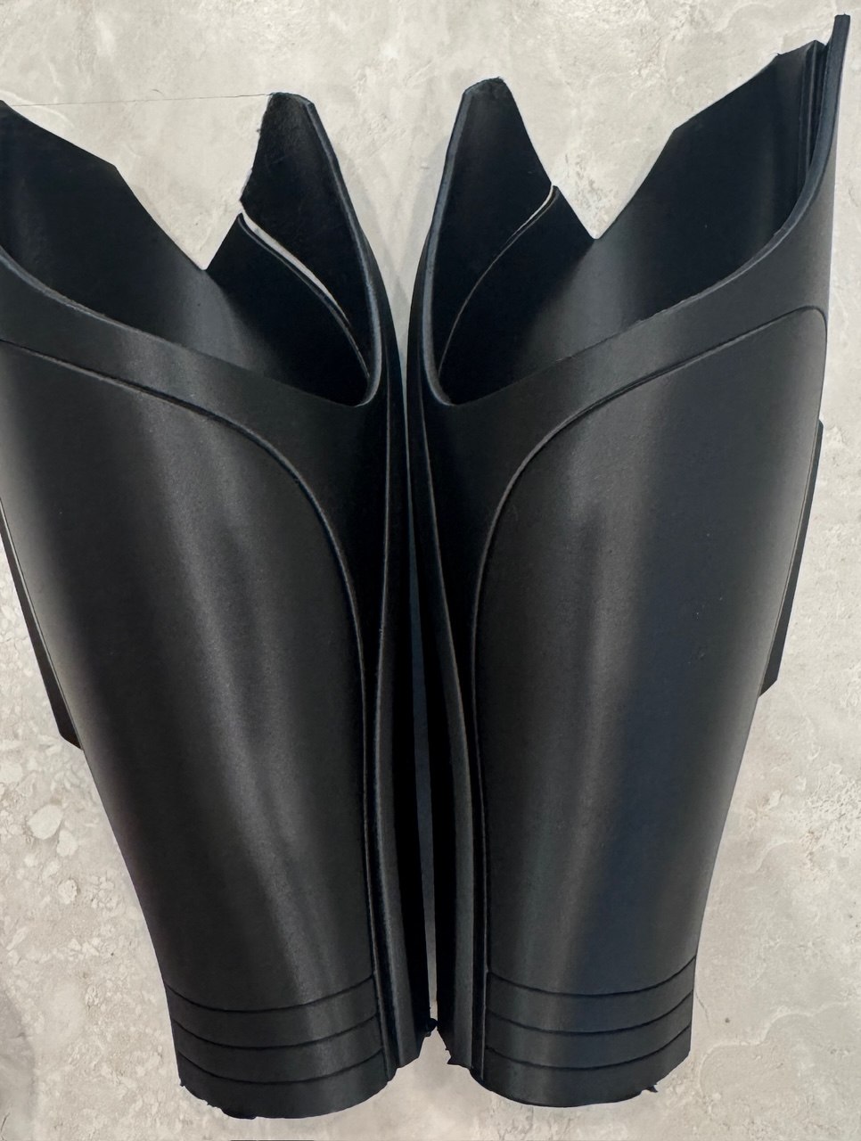 3D printed cosplay armor bracers, pair