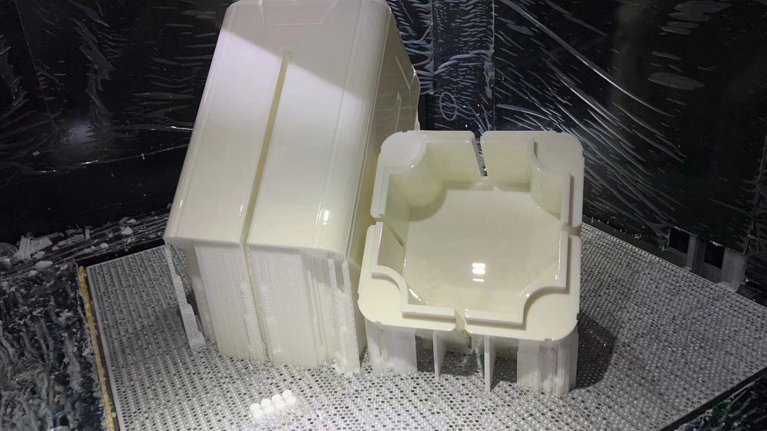 Resin 3D printed prototype housing parts